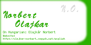 norbert olajkar business card